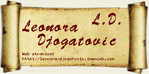 Leonora Đogatović vizit kartica